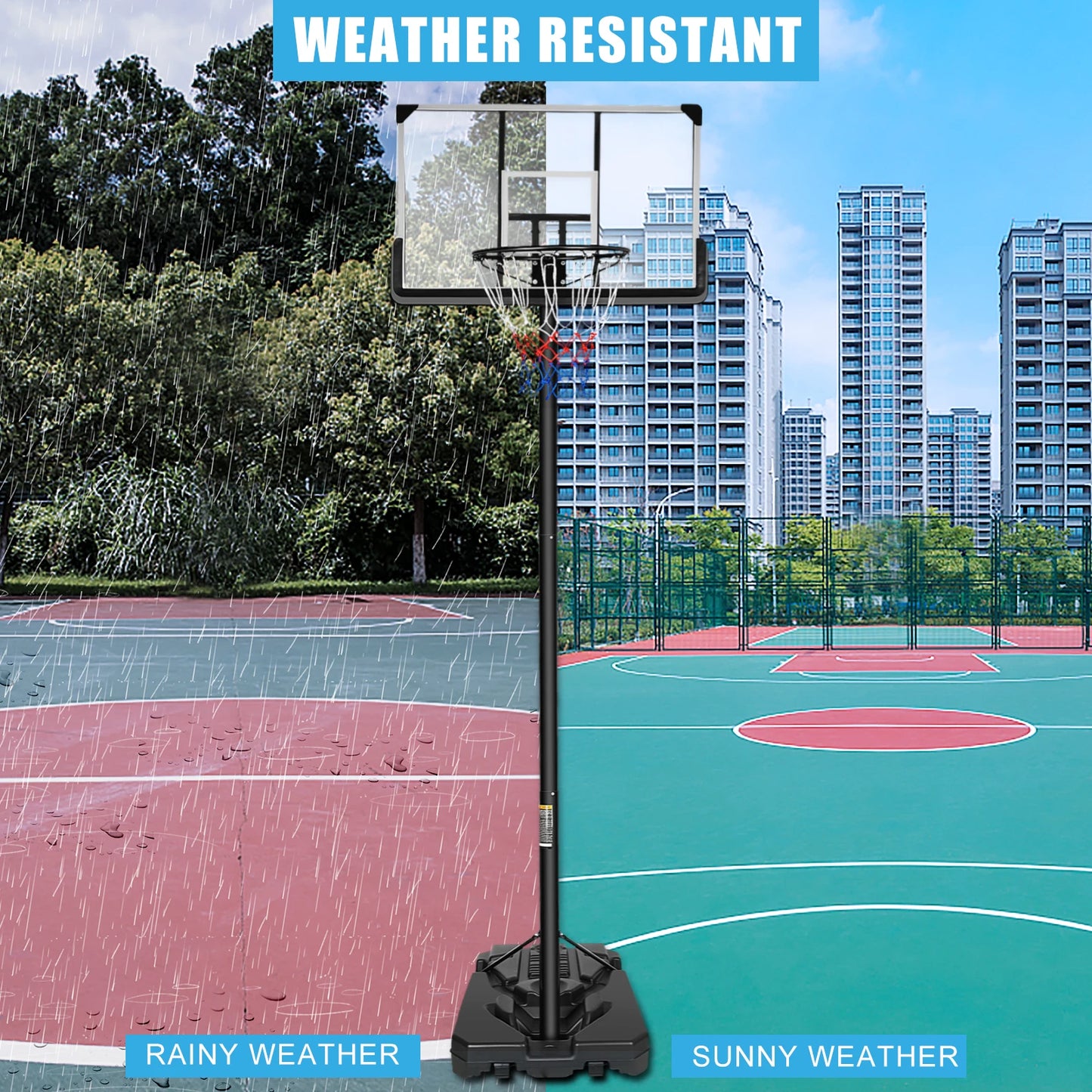 Basketball Hoop Basketball Stand with 45Cm Basketball Rim for Kids/Teens