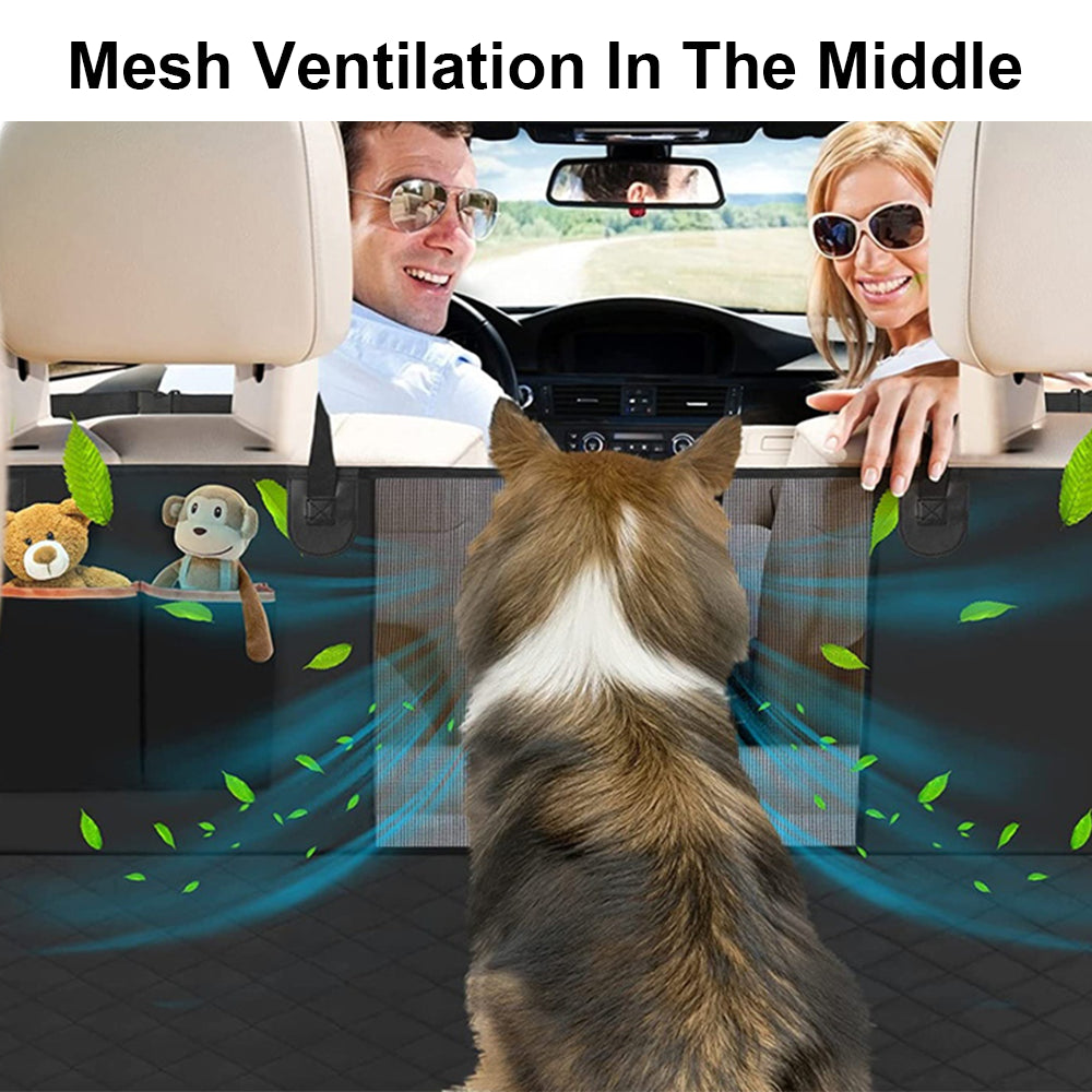 Premium Pet Car Seat Cover Hammock for Dogs and Cats with Nonslip Protection and Four Complimentary Gifts